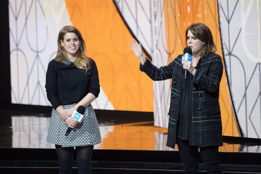 The sisters presented at the We Day UK celebration in March 2018.