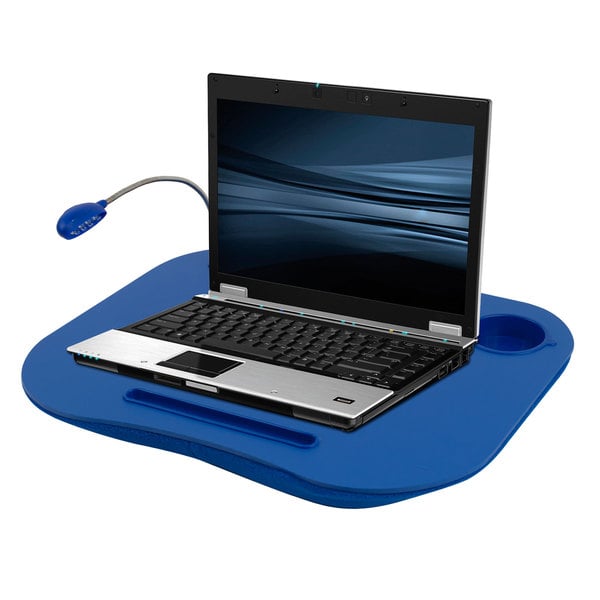 Blue LED Light Lap Desk