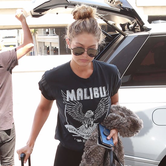 Gigi Hadid's Comfy Airport Outfit