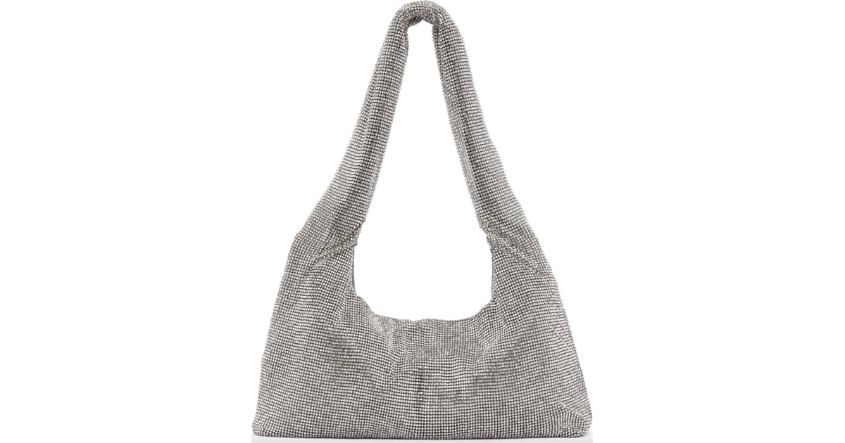 A Splurge-Worthy Accessory: Kara Silver Crystal Mesh Armpit Bag | Best ...