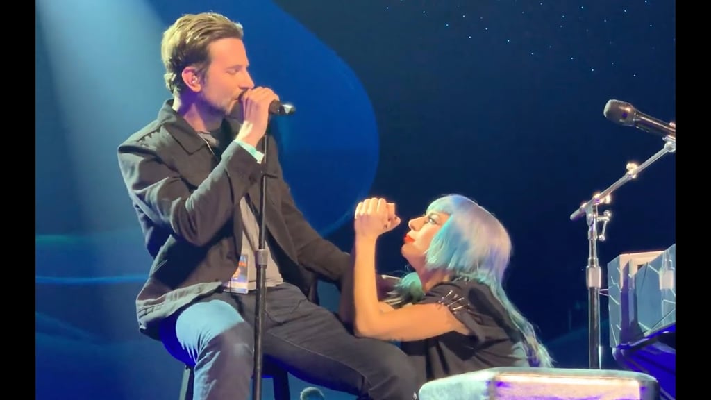 Lady Gaga Sings "Shallow" With Bradley Cooper on Her Enigma Tour