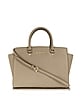 Michael Kors Selma Top-Zip Saffiano Leather Satchel