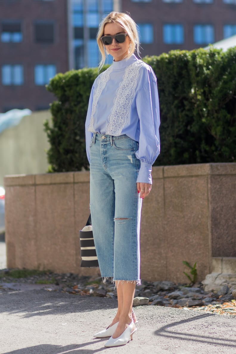 Fall 2019 Denim Trend: Cut Hem