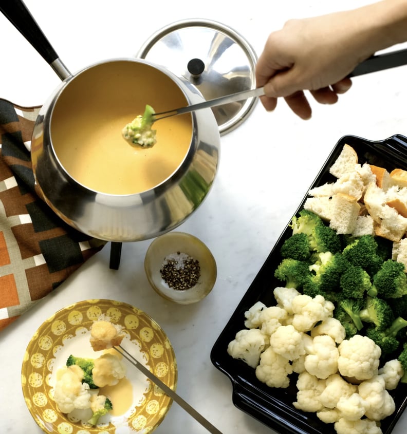 Three-Cheese Mustard Fondue