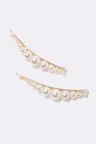 Faux Pearl Bobby Pin Set