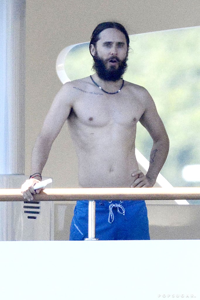 jared leto joker shirtless