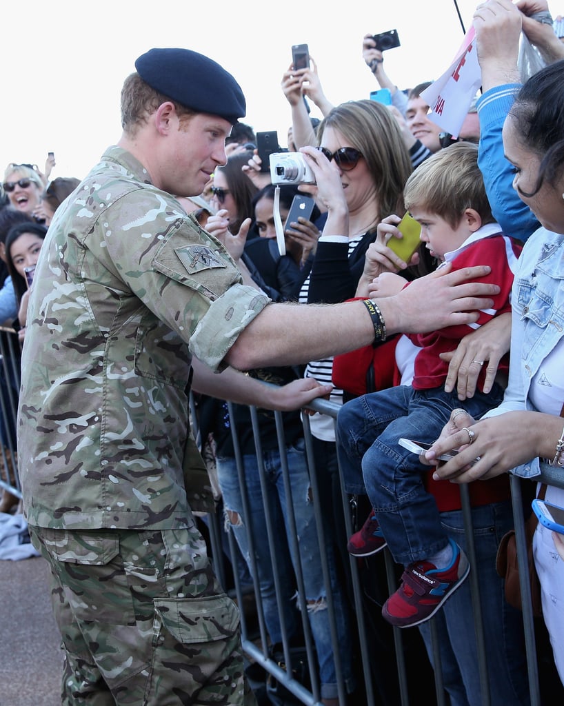 Prince Harry Gets a Kiss on the Lips From Australian Fan