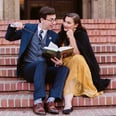 Actual Sparks Flew at This Enchanting Ravenclaw and Hufflepuff Engagement Photo Shoot