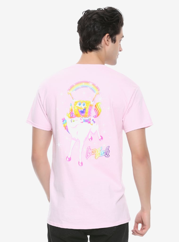 Lisa Frank x SpongeBob Guys Pink Pocket Tee ($23)
