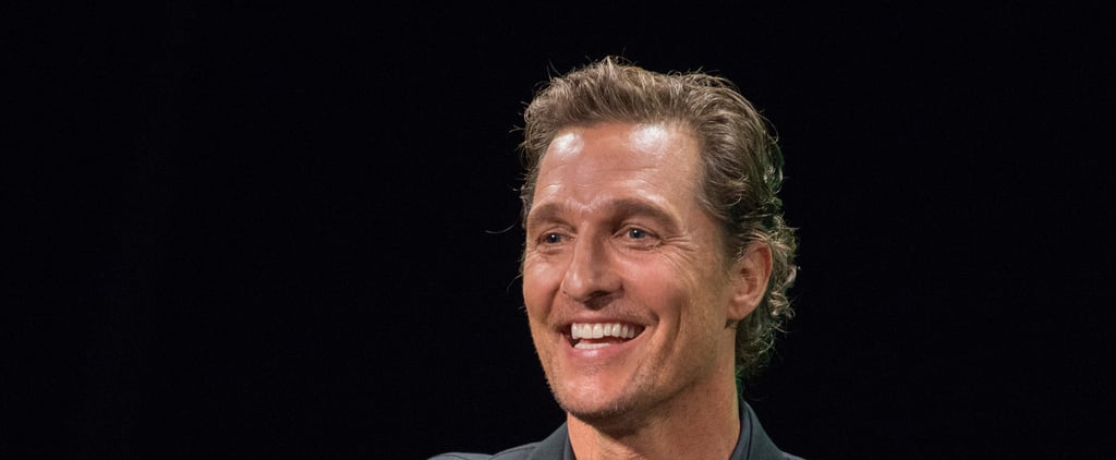 Matthew McConaughey Cuts Son’s Hair: See Photos