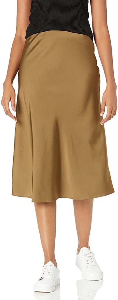 Silky Skirt: The Drop Women's Maya Silky Slip Skirt