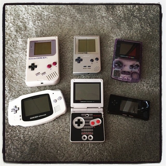 The Game Boy Advance SP and the micro! These consoles came out in all shapes and sizes over the years.
Source: Instagram user  sonictonic