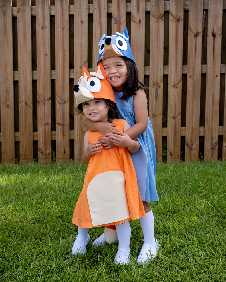 DIY Bingo and Bluey Halloween Costumes  Diy halloween costumes easy,  Halloween costumes for kids, Family themed halloween costumes