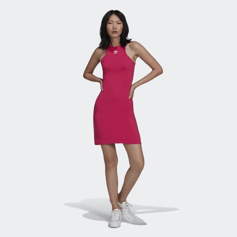 The Most Popular Silhouette of Summer: Adidas Adicolor Essentials Rib Tank Dress