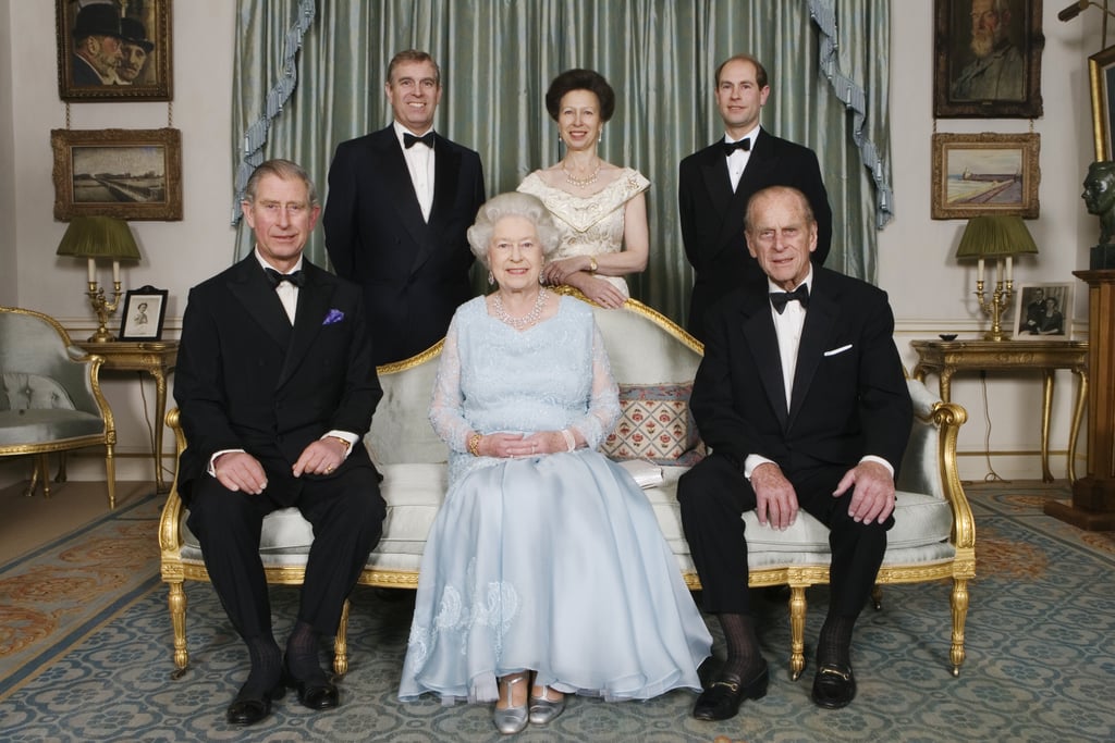 Prince Andrew, Princess Anne, Prince Andrew, and Prince Charles Celebrate Their Parents' Diamond Wedding Anniversary in 2007