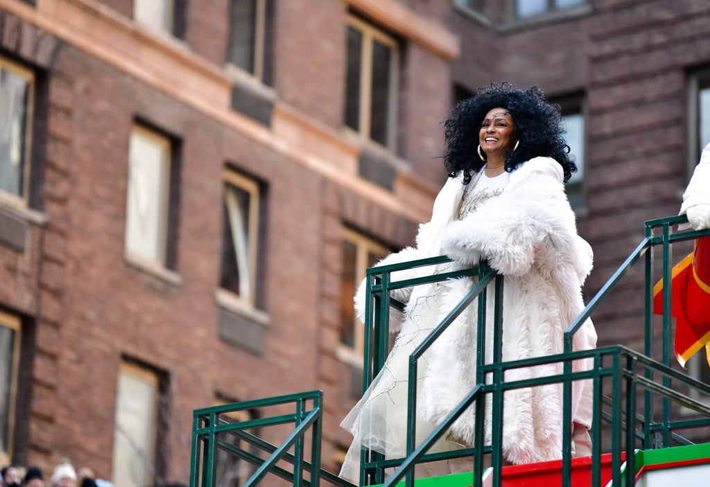 Diana Ross and Family at the Macy's Thanksgiving Parade 2018