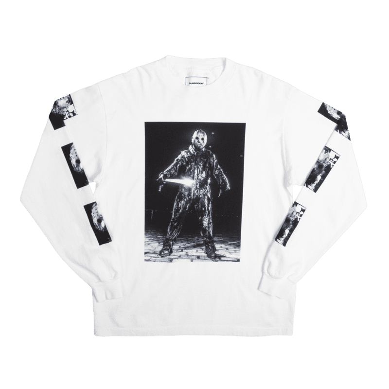 Dumbgood Friday the 13th Photo Booth White Long Sleeve