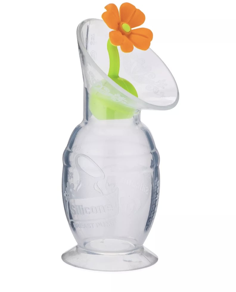 Haakaa Breast Pump with Suction Base and Orange Stopper