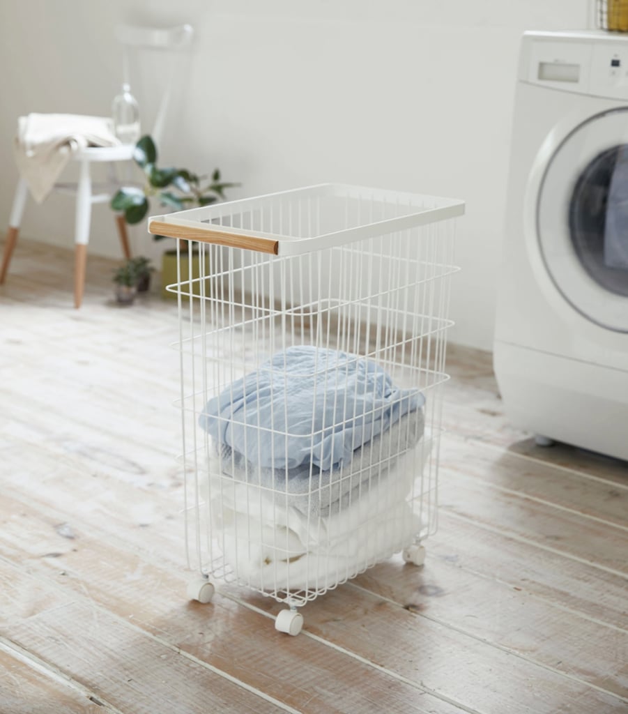 Best Rolling Laundry Basket: Yamazaki Home Tosca Slim Rolling Laundry Basket