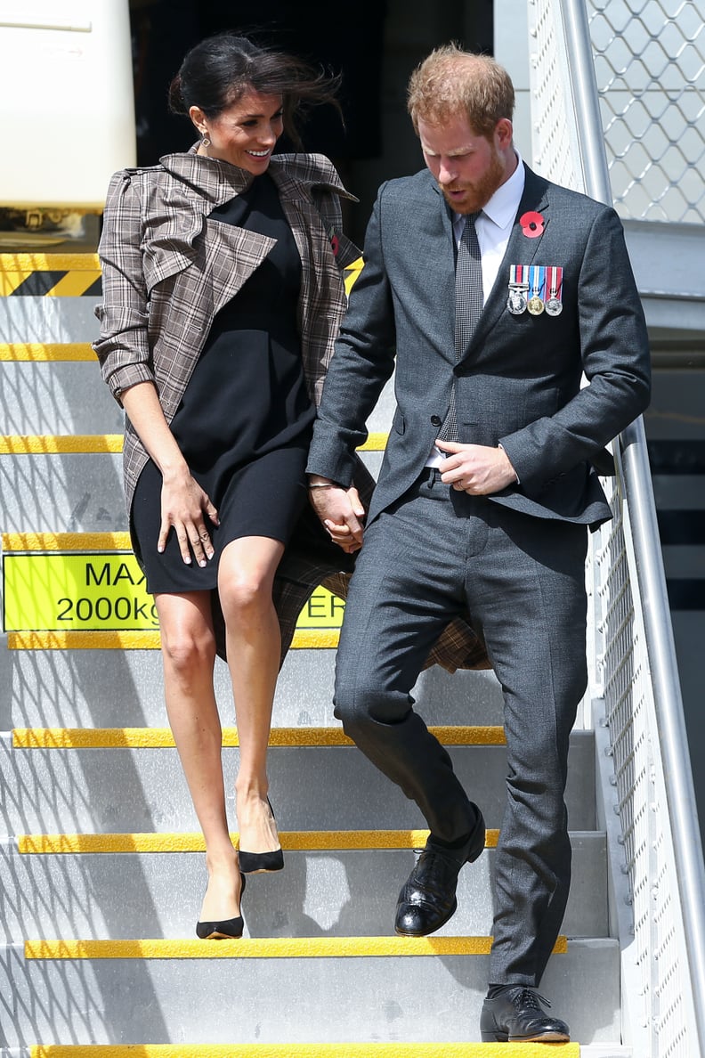 Meghan Stepped Off Her Flight in an ASOS Maternity Dress