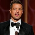 Brad Pitt Pulls a Golden Globes Sneak Attack, and We Couldn't Have Been More Excited to See Him