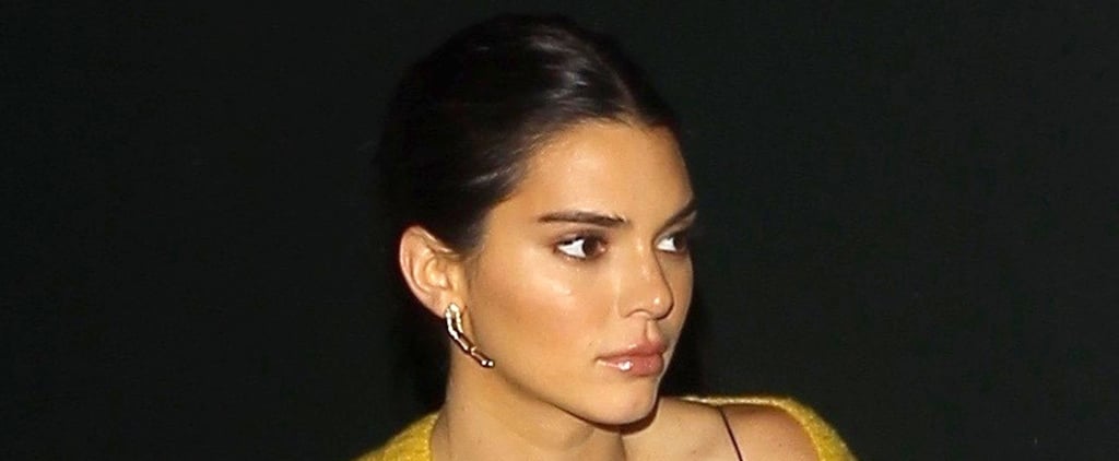 Kendall Jenner Yellow Cardigan 2018