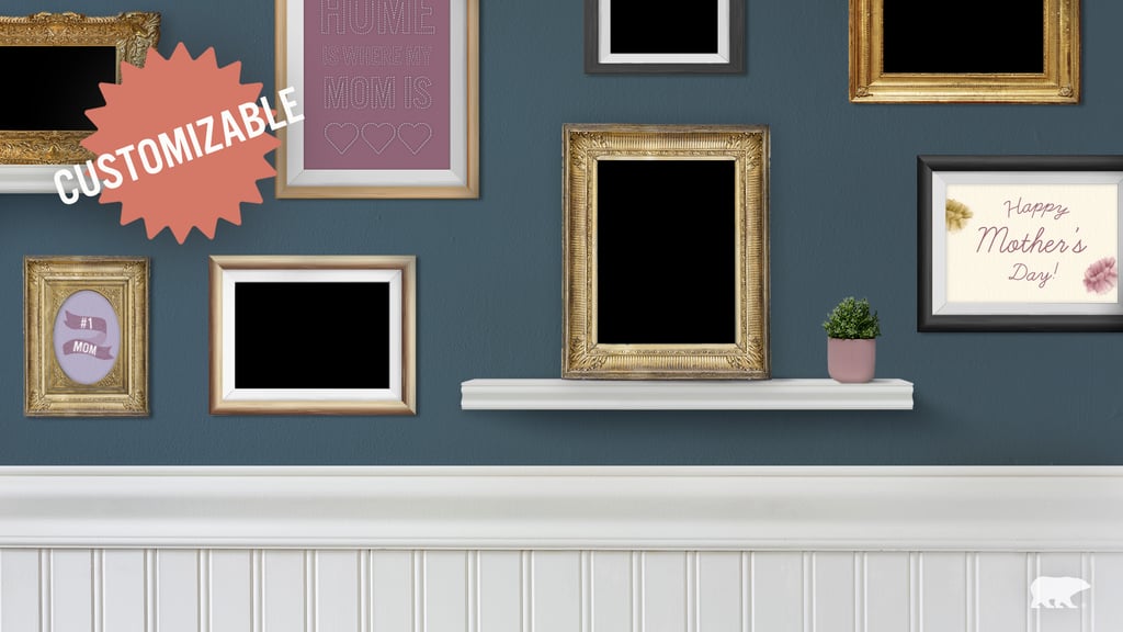 Customizable Zoom Background | Cute Mother's Day Zoom ...