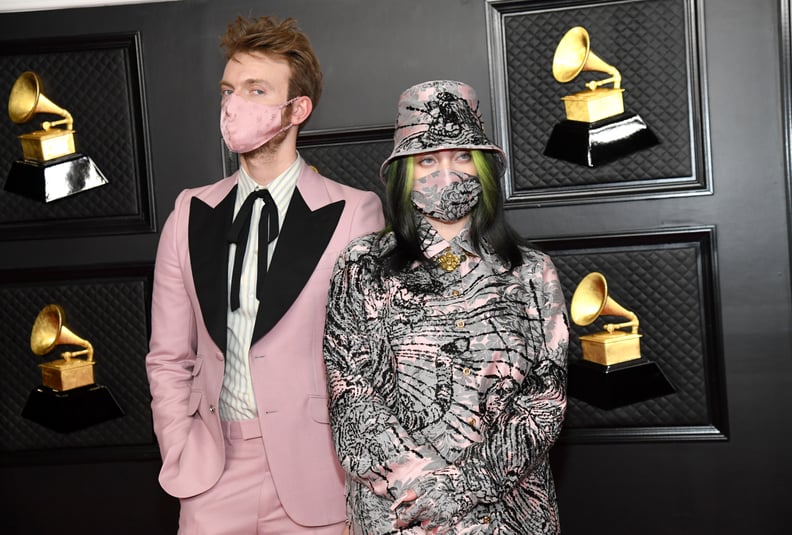 FINNEAS and Billie Eilish at the 2021 Grammy Awards