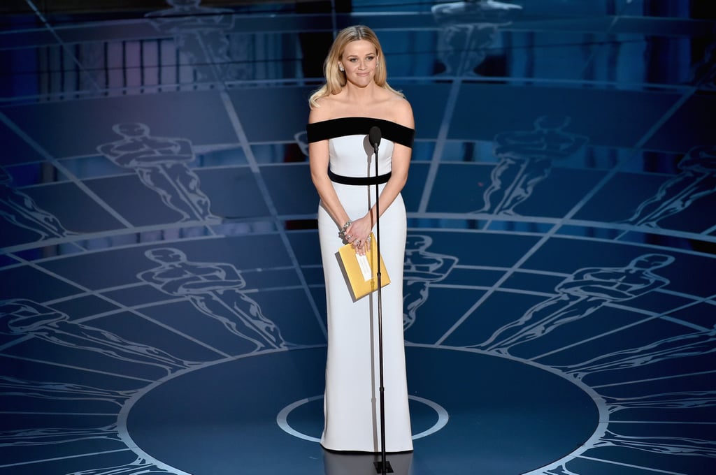 "This next presenter is so lovely, you could eat her up with her spoon!" — Introducing Reese Witherspoon