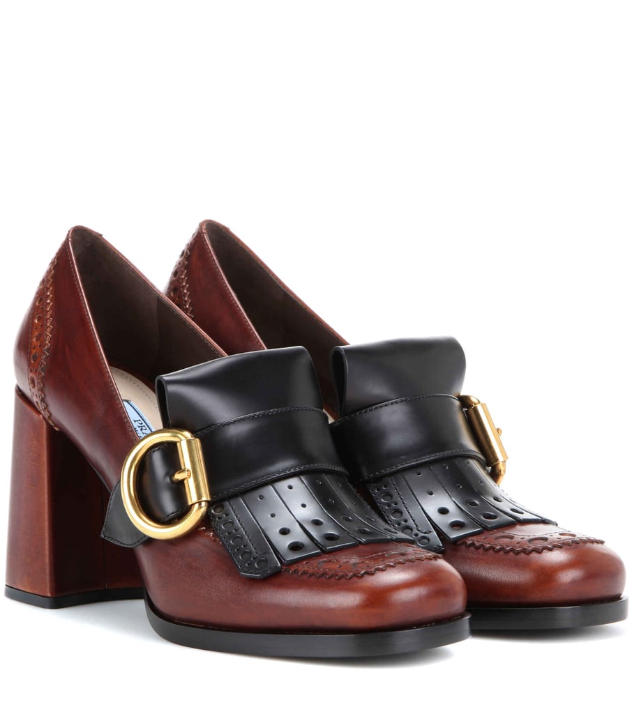 prada loafer pump