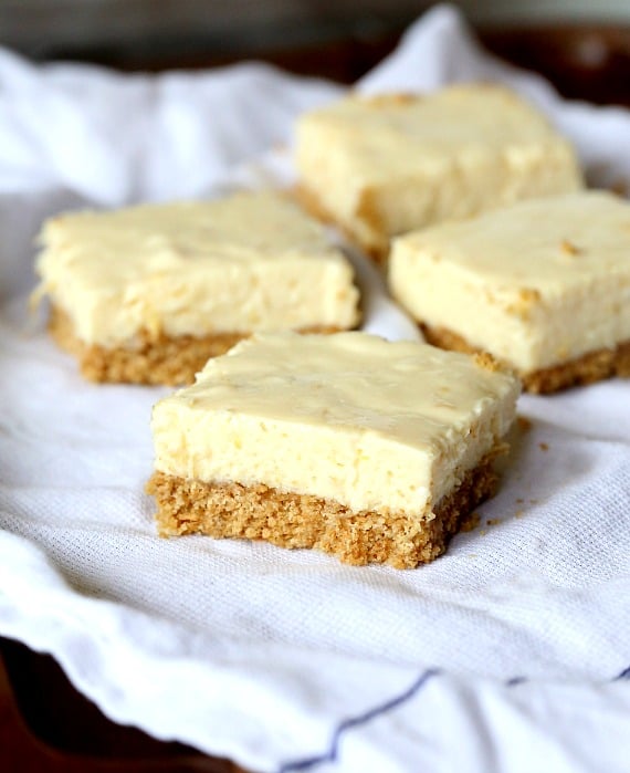 No-Bake Lemon Icebox Bars