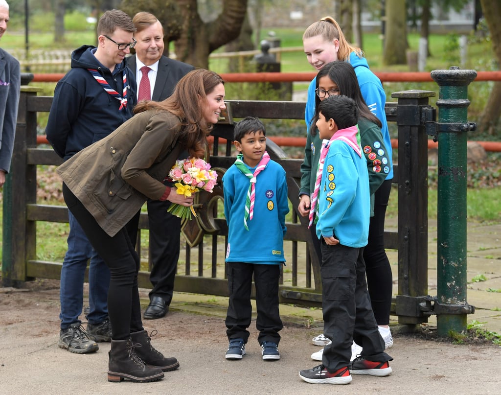 Kate Middleton's J.Crew Sweater For Scouts Visit March 2019