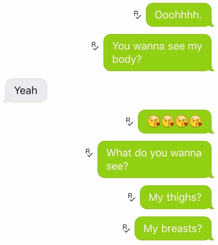 Girls Funny Response To Guy Asking For Nude Photos Popsugar Love And Sex 