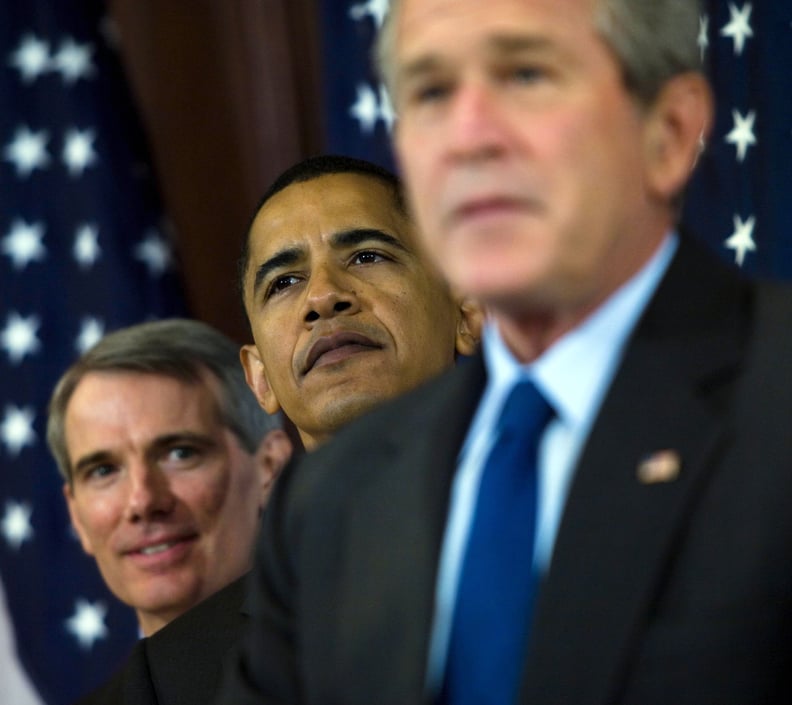 Working together during Bush's presidency in 2006