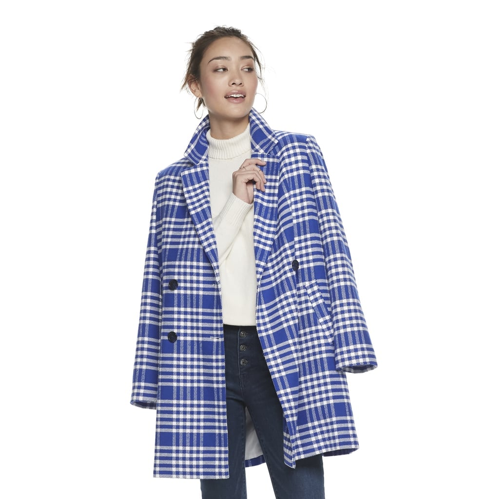 Cheap Plaid Coat For Women From Popsugar At Kohl S Popsugar Fashion