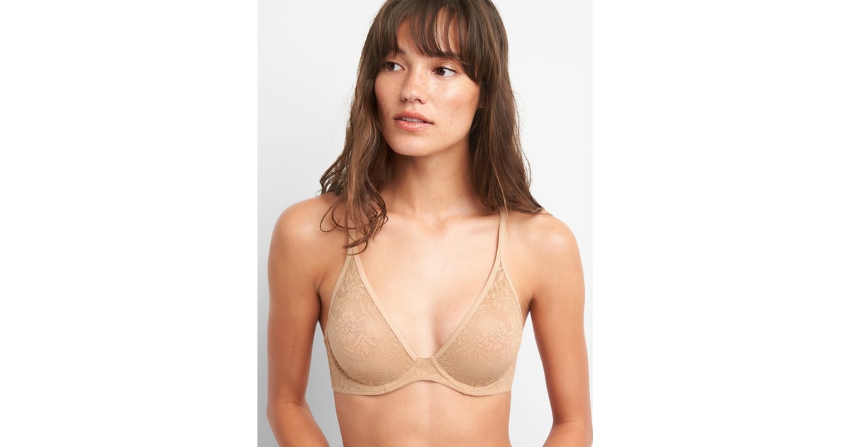Gap Bare Natural Plunge Lace Bra, This Brand Is Giving Us Everyday Romance  With Valentine's Day Lingerie