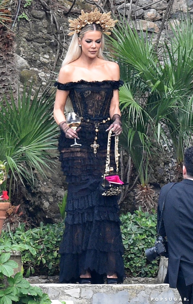 Khloe Kardashian at Kourtney and Travis Barker's Wedding