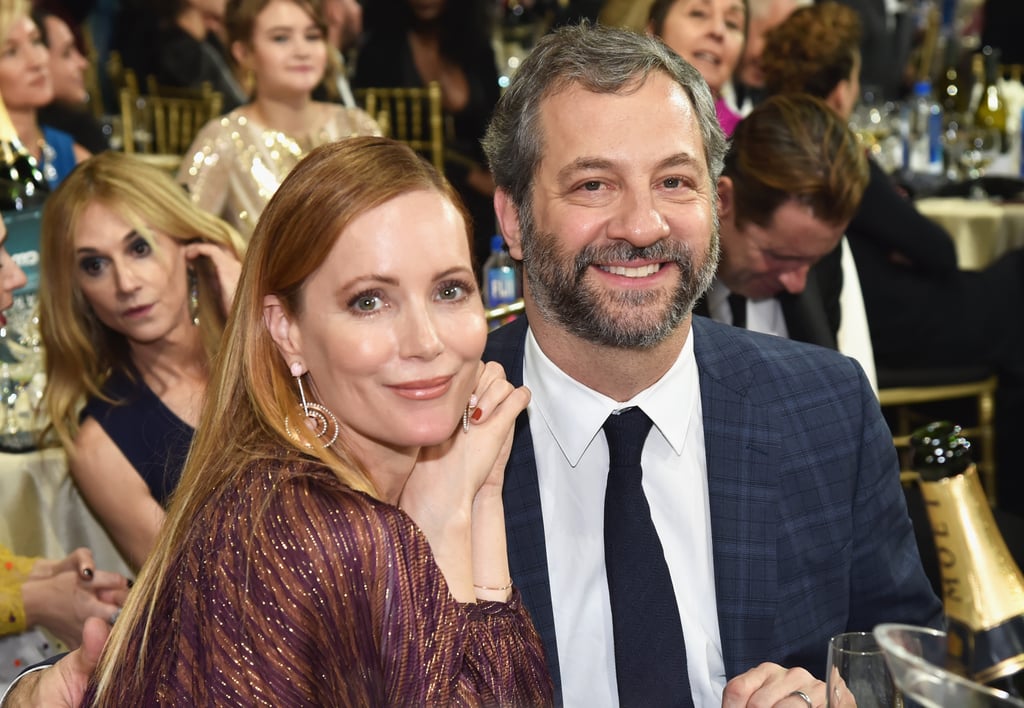 Pictured: Leslie Mann and Judd Apatow