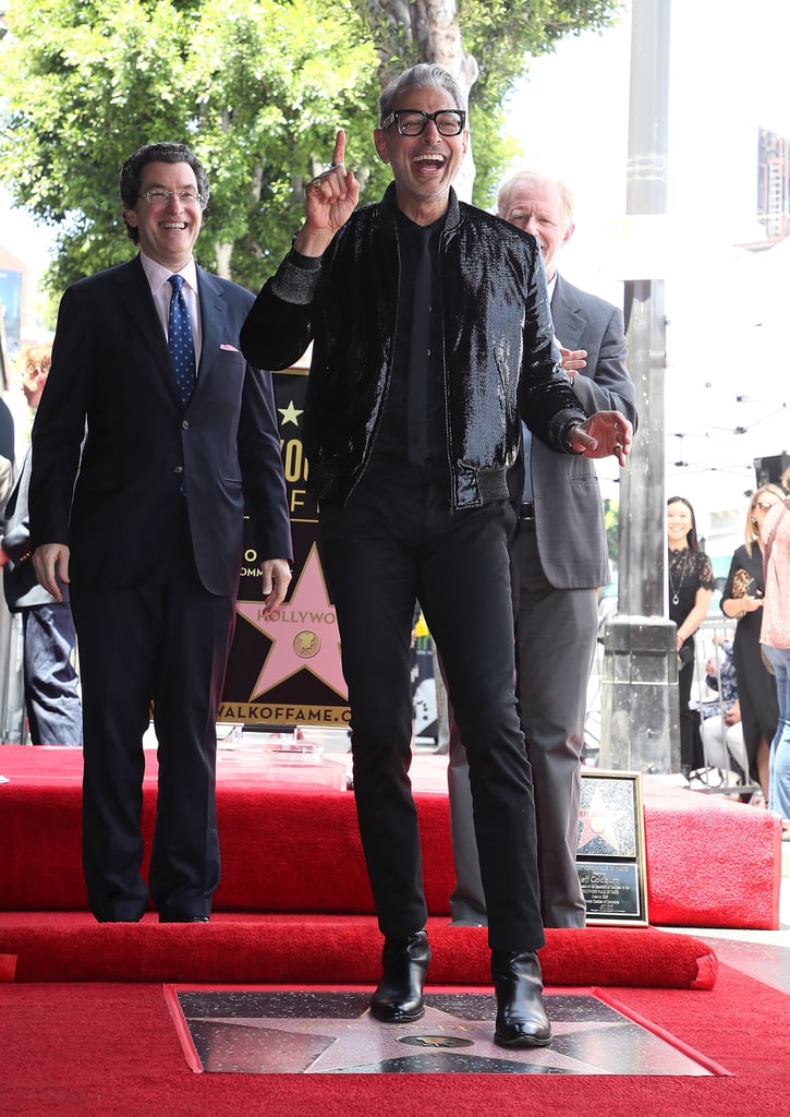 Jeff Goldblum and Family at Hollywood Walk of Fame Ceremony