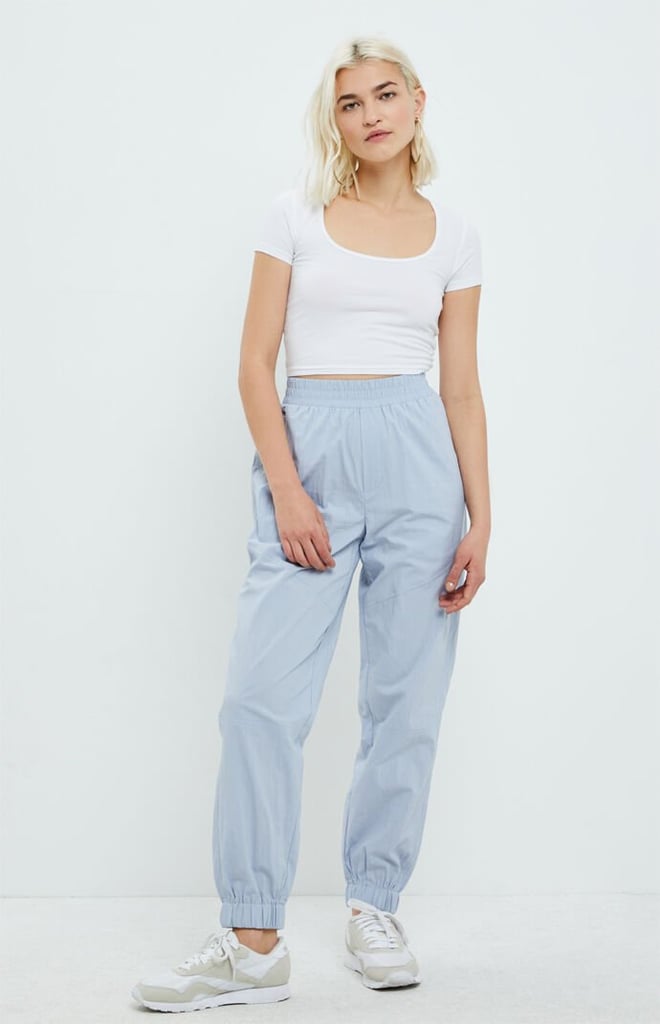 PacSun LA Nylon Joggers | Ways to Wear High-Waisted Sweatpants ...