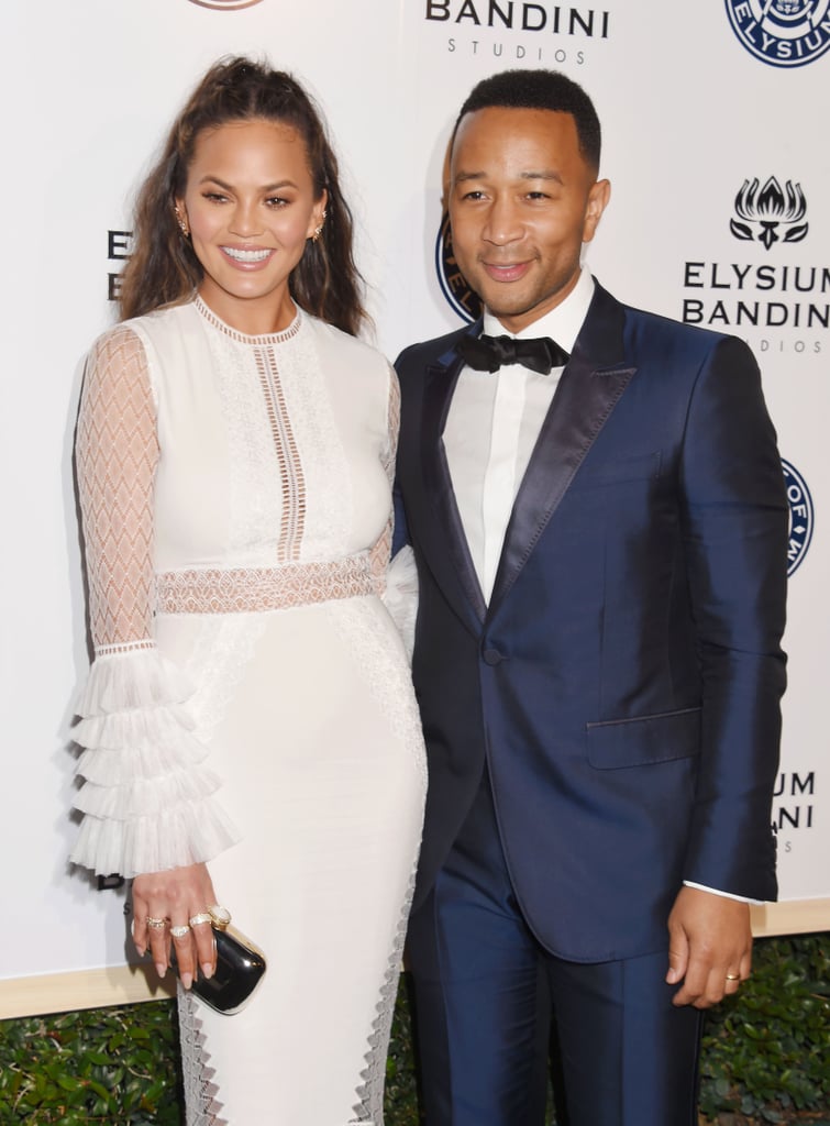 Chrissy Teigen and John Legend at Art of Elysium Gala 2017