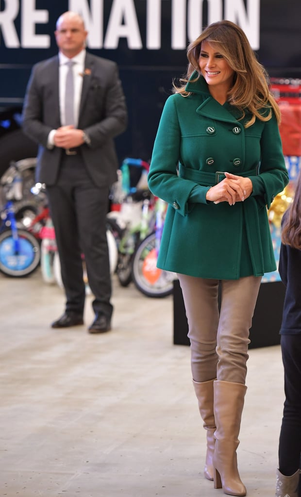 Melania Trump's Green Prada Coat