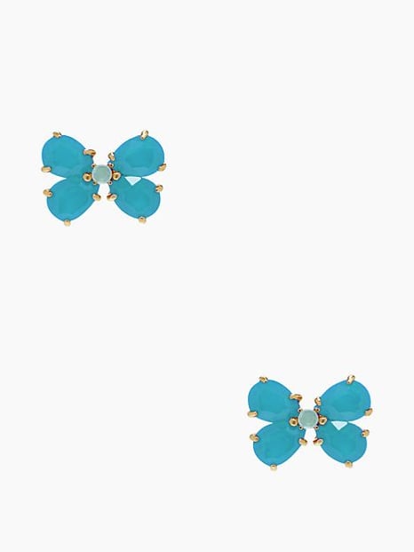 Kate Spade New York Garden Path Blue Stud Earrings ($19, originally $58)