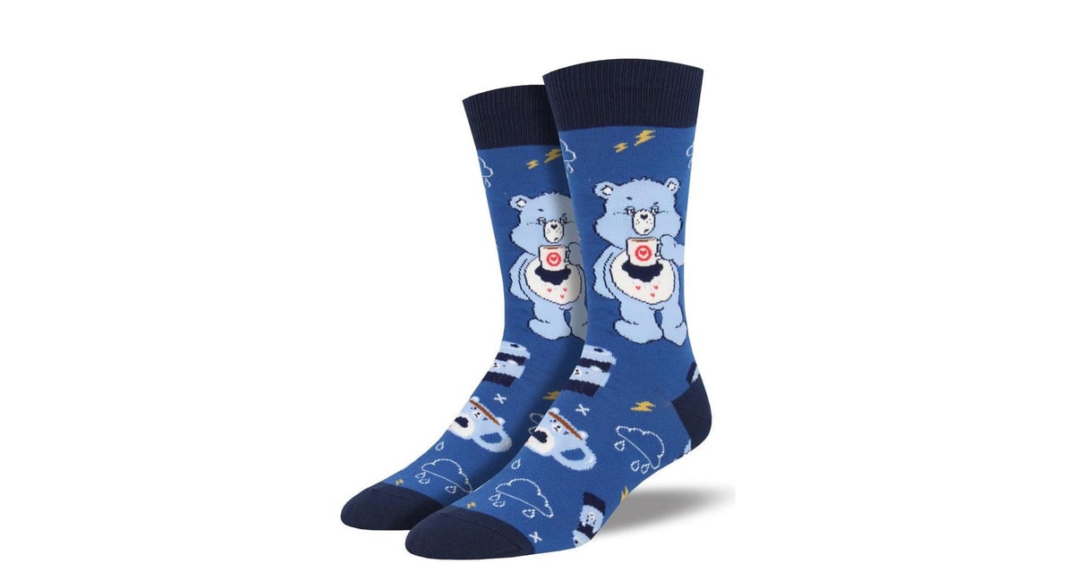 More Coffee, Less Grumpy Care Bear Men's Socks Care Bears Socks From