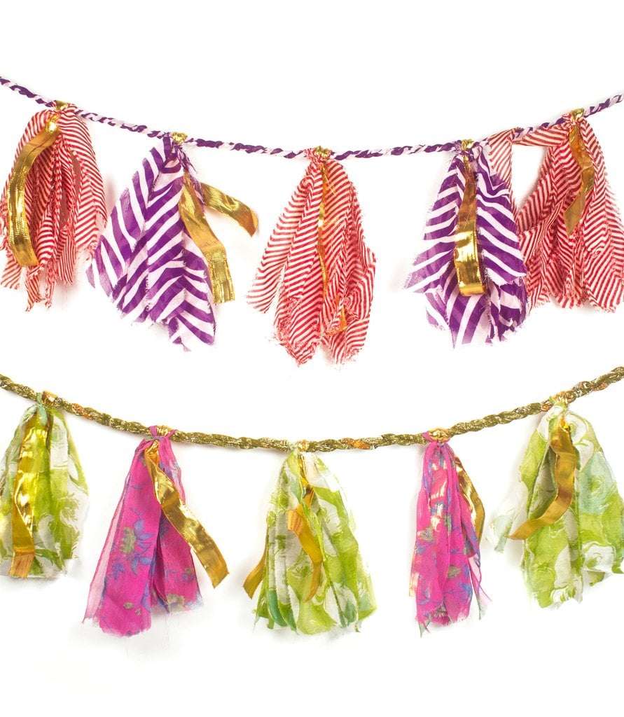 Springtime Sari Garland