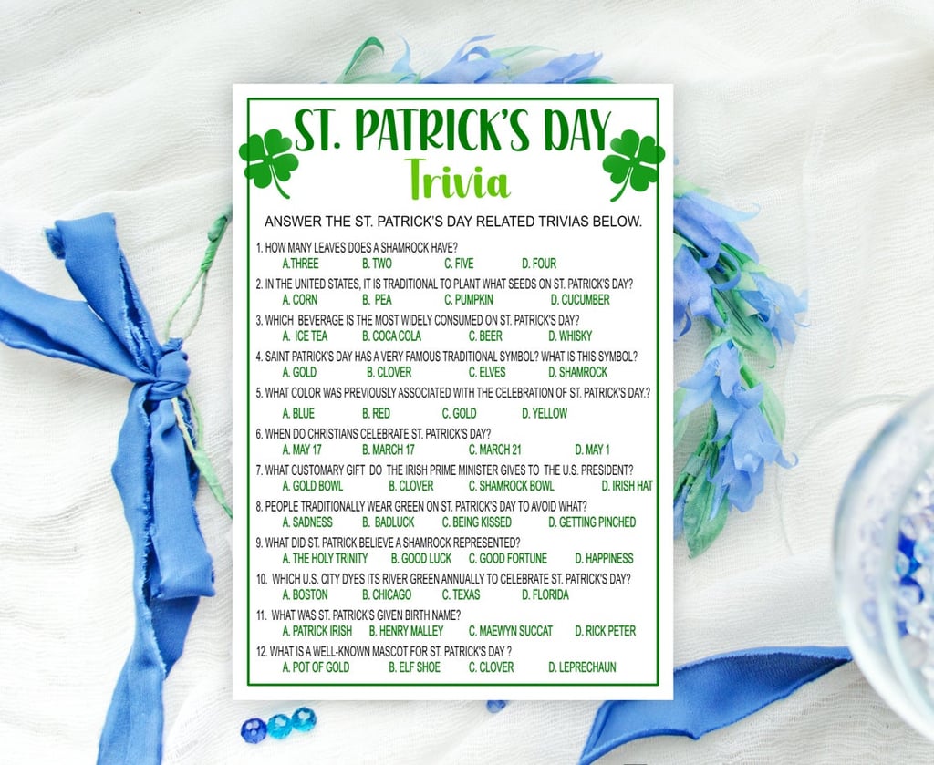 Saint Patrick's Day Trivia