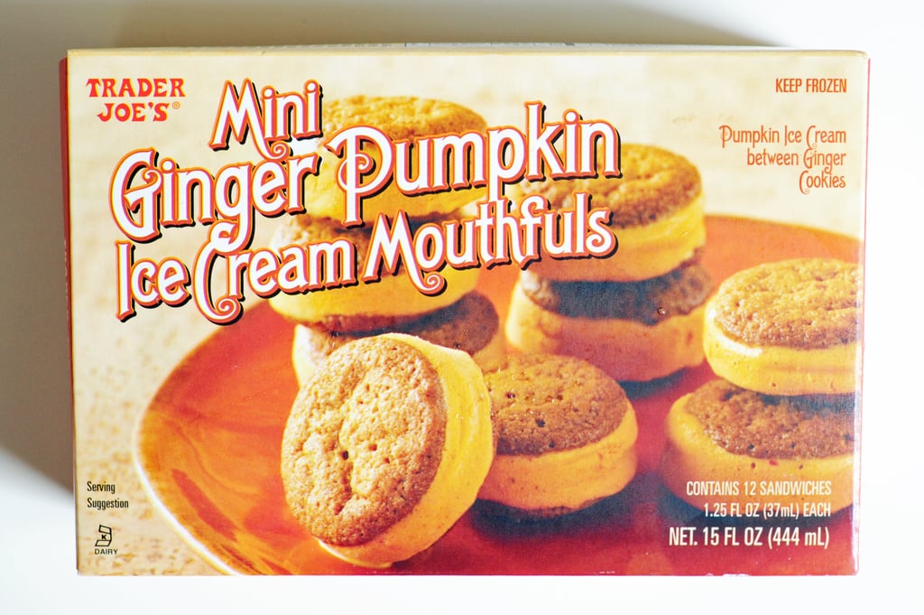 Trader Joe's Mini Ginger Pumpkin Ice Cream Mouthfuls