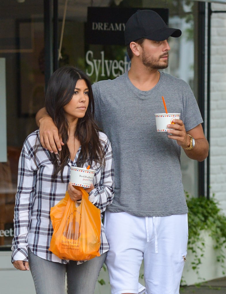 Kourtney Kardashian Getting Frozen Yogurt in the Hamptons