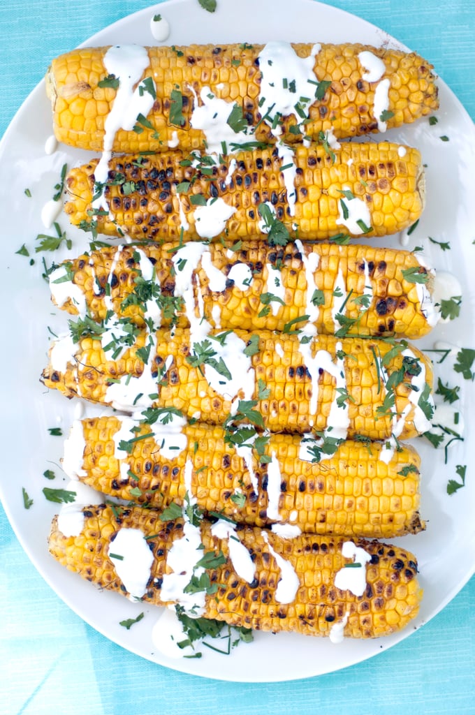 Grilled Corn With Yogurt-Lime Sauce