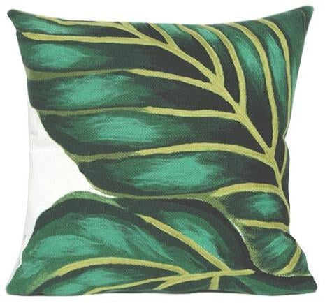 Banana Leaf Outdoor Pillow ($48)